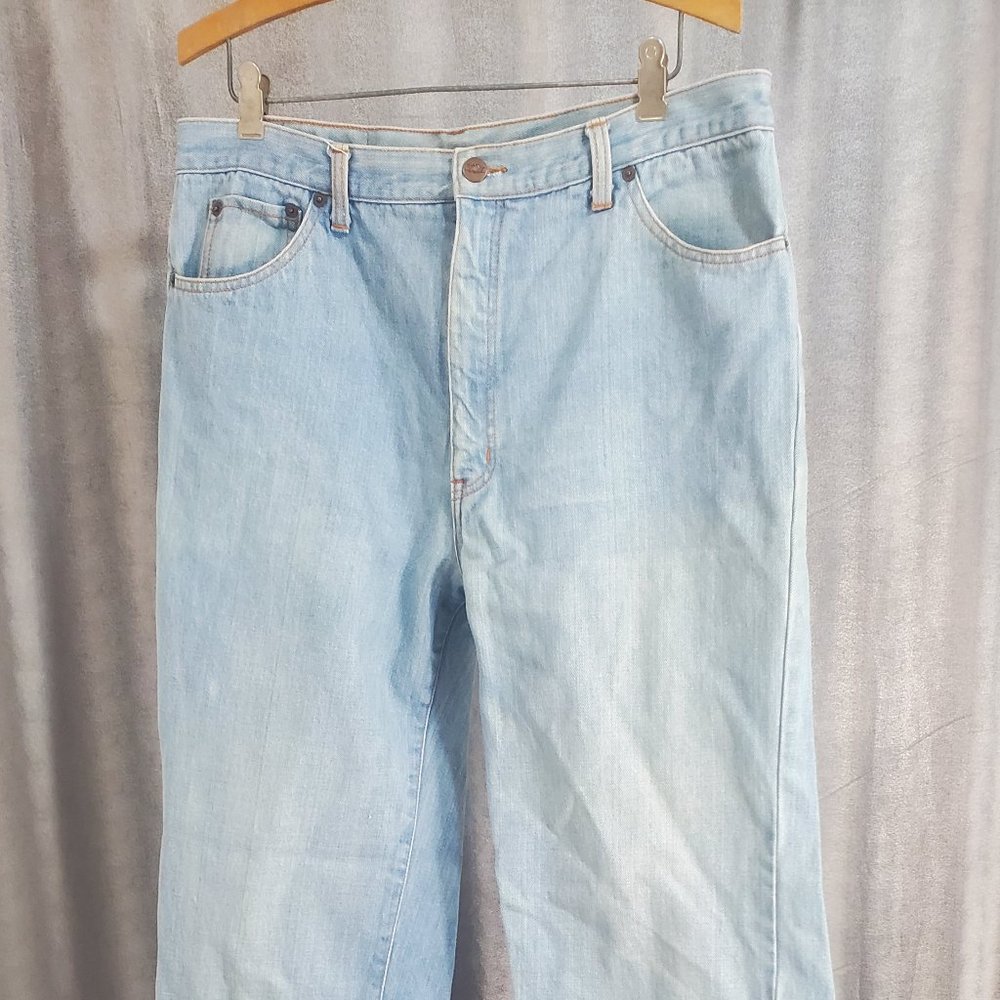 Vintage 1980's-90's Made in Paradise High-rise Wide Leg Jeans SZ 38 Jr.15